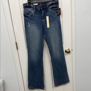 Kut from the Kloth Flare Nicole High Rise Bootcut Jeans: 6
